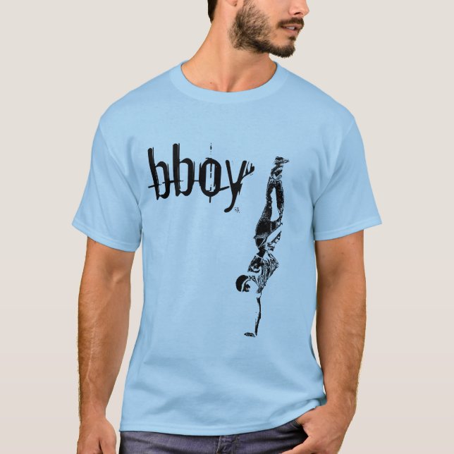 Camiseta pose bboy do tshirt pelo Benz de L.V.C. (Frente)
