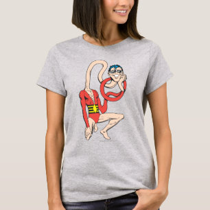Camiseta Pose De Arrasto De Homem De Plástico