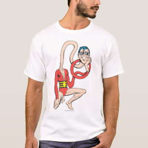 Camiseta Pose De Arrasto De Homem De Plástico