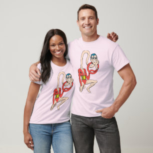 Camiseta Pose De Arrasto De Homem De Plástico
