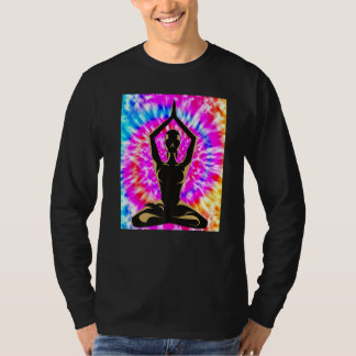 Camiseta Pose de Buda Namaste Lua Tinta Morre Yoga  
