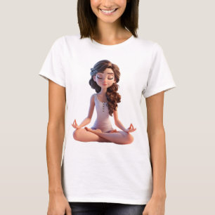 Camiseta pose de ioga