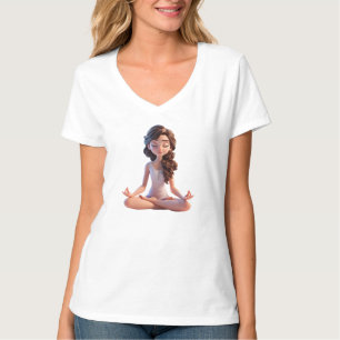 Camiseta pose de ioga