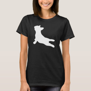 Camiseta Pose de Yoga do Bulldog Francês Ioga Divertida par