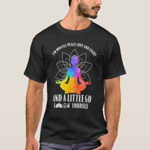 Camiseta Pose de Yoga Meditação Zen Guru Flor de Lótus Paz