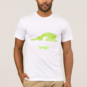 Camiseta pose de yoga, pose para baixo