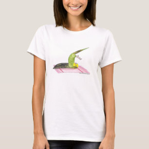 Camiseta Pose do arado do Parakeet