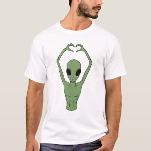 Camiseta Pose do Coração Alien