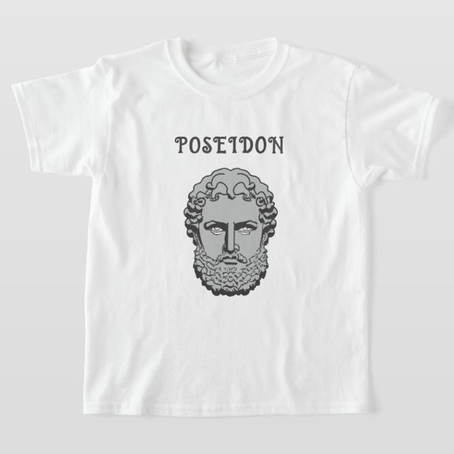 Camiseta Poseidon, Deus do mar, T-Shirt (Postura )