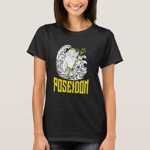 Camiseta Poseidon Deuses da Grécia Antiga Mitologia Grega