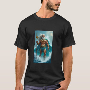 Camiseta Poseidon mitologia grega deus do mar e terremotos