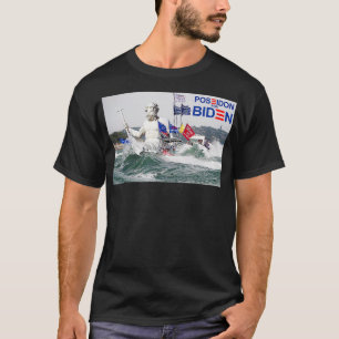 Camiseta Poseidon para a engraçada marcha anti-trump do Bid