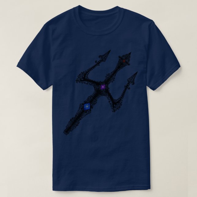 Camiseta Poseidon trident fork (Frente do Design)