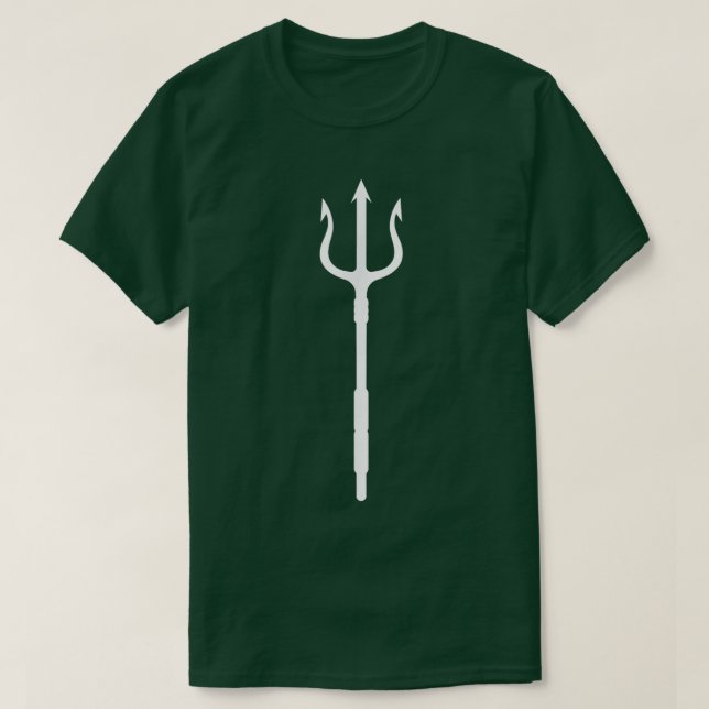 Camiseta Poseidon Trident  Neptune Greek God Costume Design (Frente do Design)