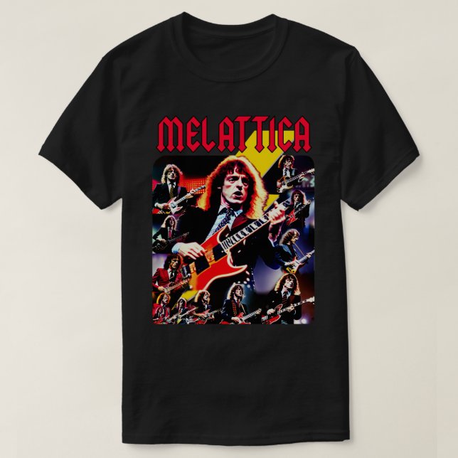 Camiseta Poser Tee Classic Rock Guitar Music Parody Piada (Frente do Design)