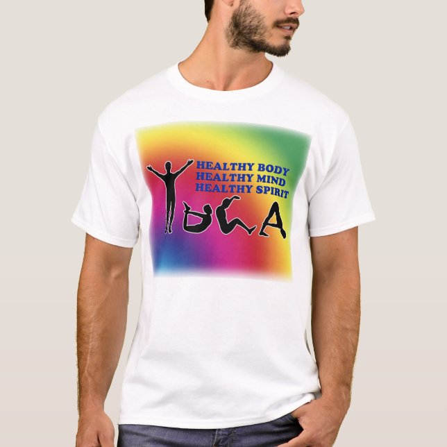 Camiseta Poses 1 da ioga (Frente)