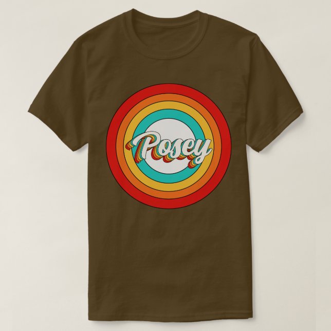 Camiseta Posey Name Shirt Vintage Posey Circ (Frente do Design)