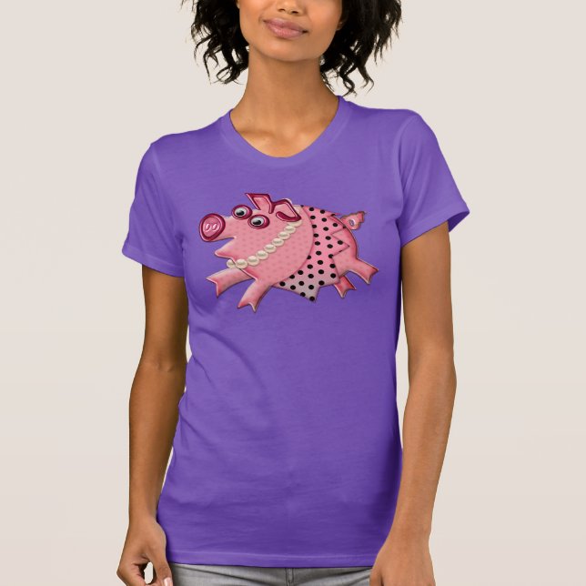 Camiseta Posh Piggy (Frente)