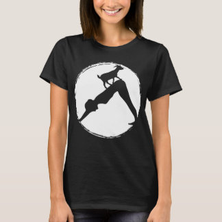 Camiseta Posição do Cão Inferior de Ioga - Estudante de Yog