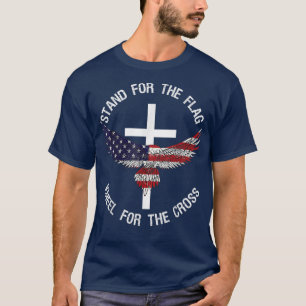 Camiseta Posição Patriótica Para O Cabelo De Bandeira Da Cr