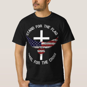Camiseta Posição Patriótica Para O Cabelo De Bandeira Da Cr