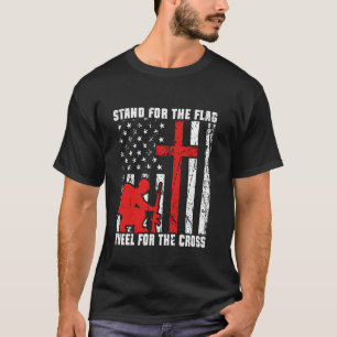 Camiseta Posição Patriótica Para O Cabelo De Bandeira Da Cr