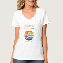Camiseta Positano Amalfi Coast - Verão 2026 Tee
