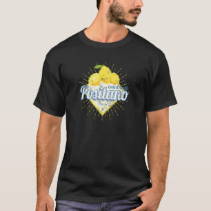 Camiseta Positano Costa d'Amalfi Lemon Itália Vintage Amalf