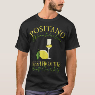 Camiseta Positano Itália Lemon Itália Amantes Da Costa Amal