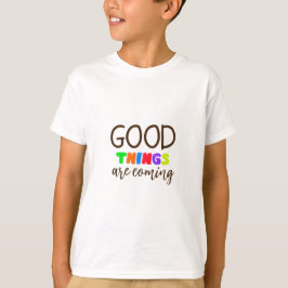 Camiseta Positive Quote, Typographic T-shirt