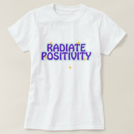 Camiseta Positividade radiada | phozos | frase