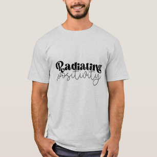 Camiseta Positividade radiante - Cota diária