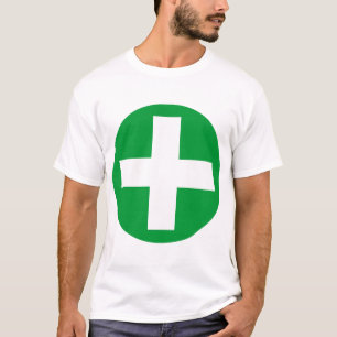 Camiseta Positivo assine dentro o branco com verde