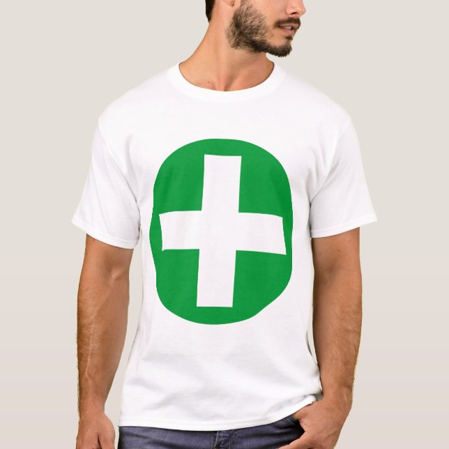Camiseta Positivo assine dentro o branco com verde (Frente)