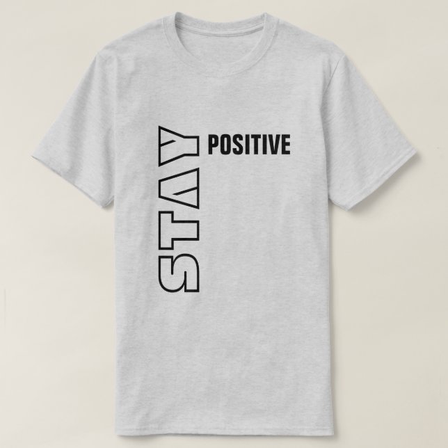 Camiseta Positivo da estada (Frente do Design)