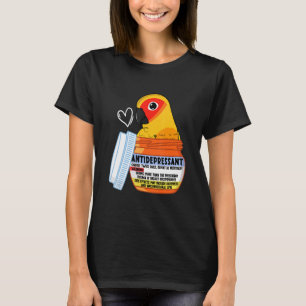 Camiseta Posologia-Antidepressiva Bonita I Sun Conure