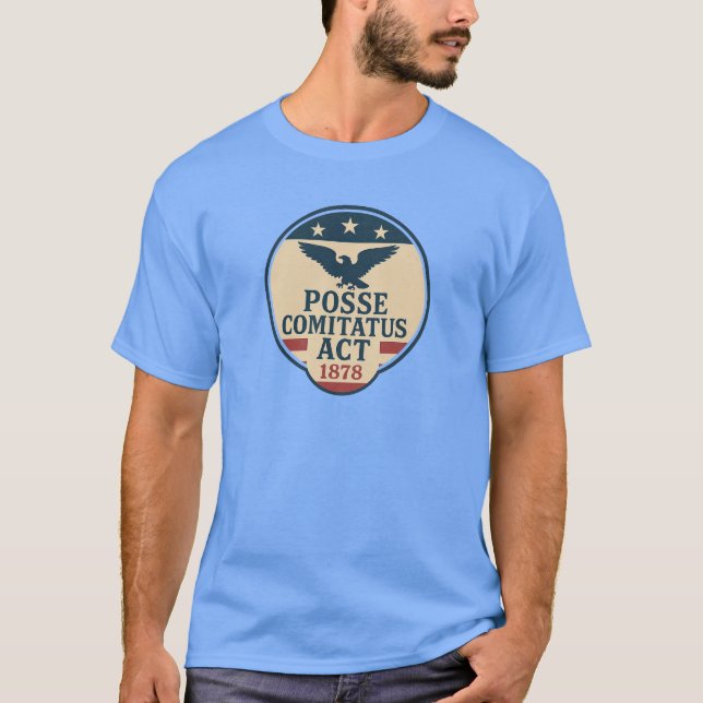 Camiseta Posse Comitatus Act 1878 Seal Design (Frente)