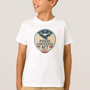 Camiseta Posse Comitatus Act 1878 Seal Design