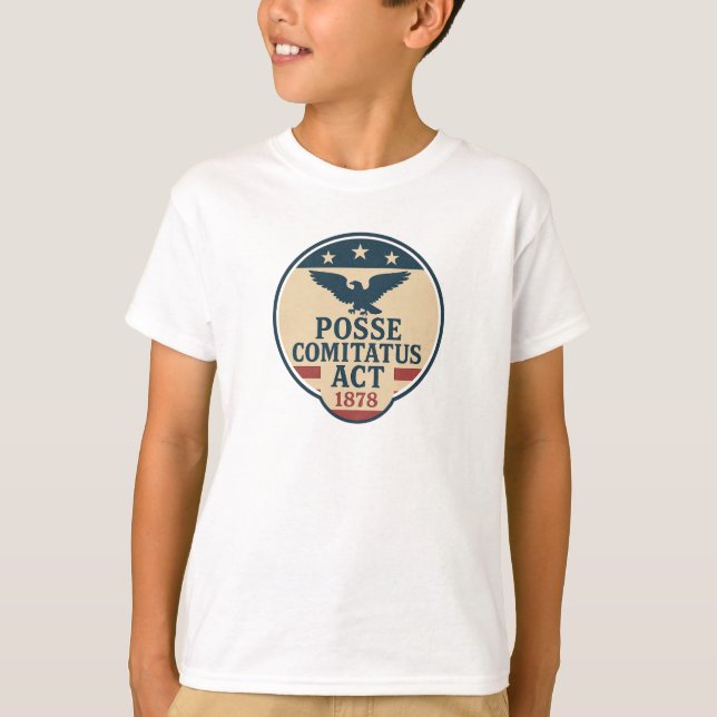 Camiseta Posse Comitatus Act 1878 Seal Design (Frente)