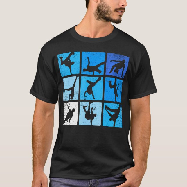 Camiseta Posse de Dança de Quebra de Hip Hop (Frente)