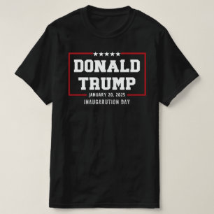 Camiseta Posse do 47º Presidente Donald Trump em 2025