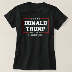 Camiseta Posse do Presidente Donald Trump 2025 47º Presiden