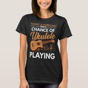 Camiseta Possibilidade De Ukulele Jogar Música Jogadora Eng