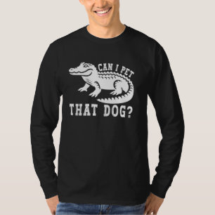 Camiseta Posso Acariciar esse Cachorro Meme Divertido de Ja