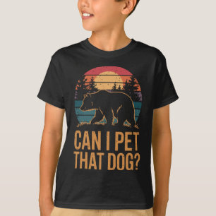 Camiseta Posso acariciar esse cachorro urso 1