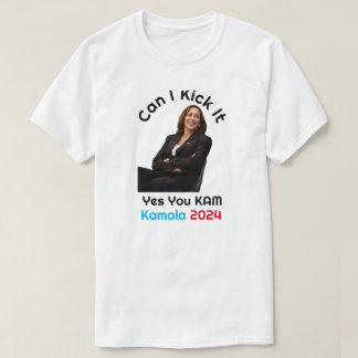 Camiseta Posso Chutar Kamala Harris 2024 T-Shirt?