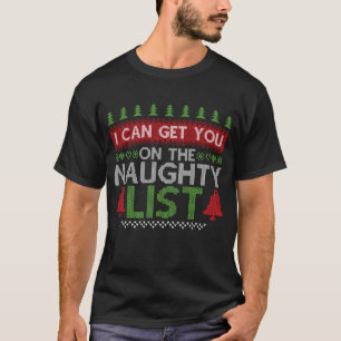 Camiseta Posso Colocá-Lo Na Lista Maldita De Natal