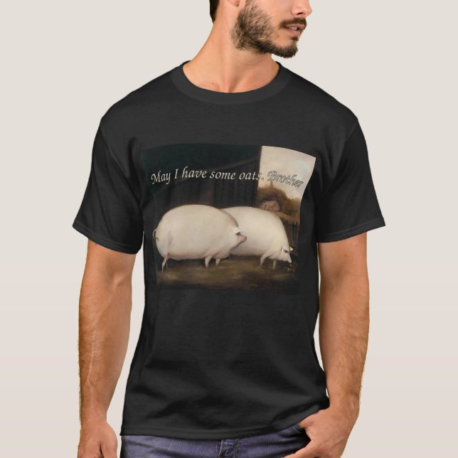 Camiseta Posso comer aveia, irmão. (Frente)