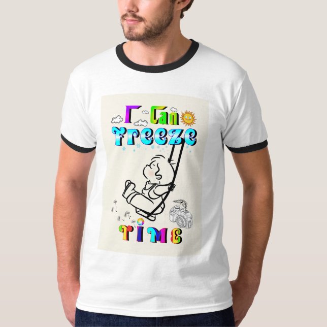 Camiseta Posso Congelar Tempo (Frente)