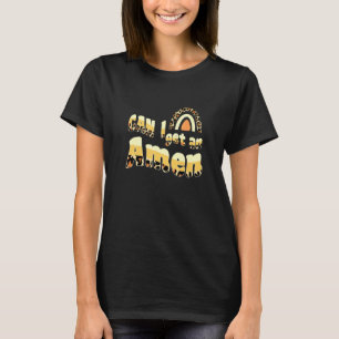 Camiseta Posso Conseguir Um Amém Cristão Jesus Deus Prin Le